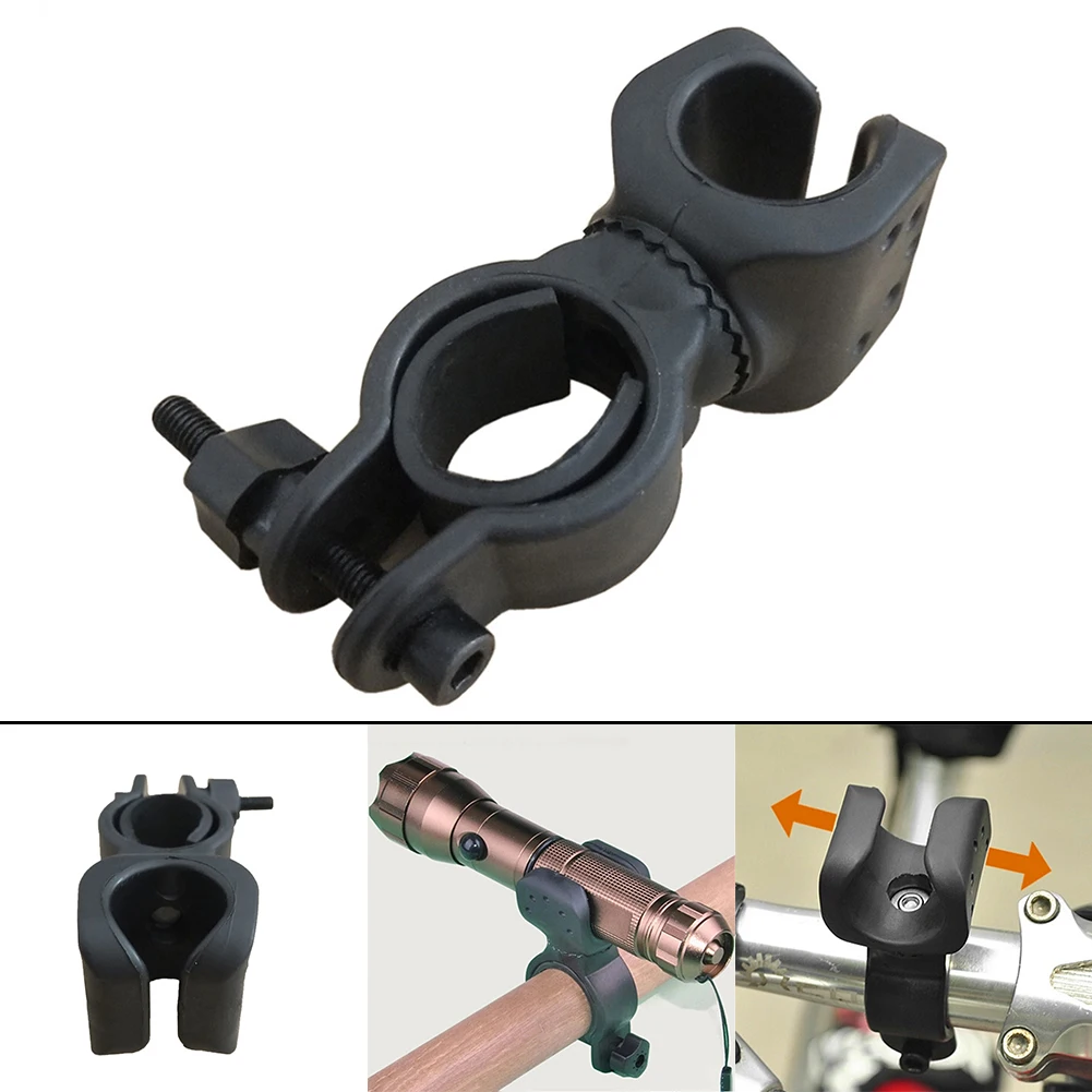 

Durable Cycling Outdoor Sports Bike Light Clip Torch Clip Replacements Rotatable 1 Pcs Accessories Holder Clip