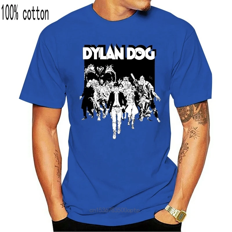 

Мужская одежда пустынные цвета футболка собака-Дилан Stano комиксы итальянский групчо Маркс бонелли культ Ужасы бонелли