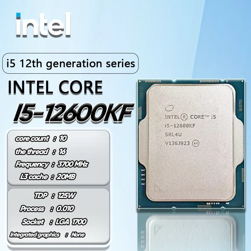 Intel Core I5-12600kf 3.6ghz Lga1700 Tra Memory INTEL Core I5