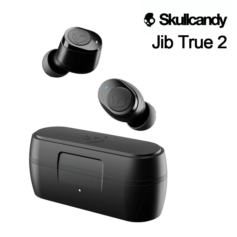 

Skullcandy Jib True 2 Wireless Earbuds Bluetooth Headset Sports IPX4 Waterproof Smart Pairing 33 H Battery With Microphone