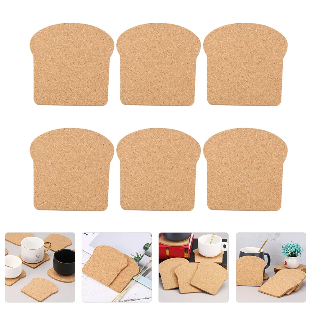 

Cork Coasterscoaster Backing Cup Mat Crafts Wooden Hot Drink Toast Plain Sheets Heat Pad Teacup Kitchen Pan Trivet Base