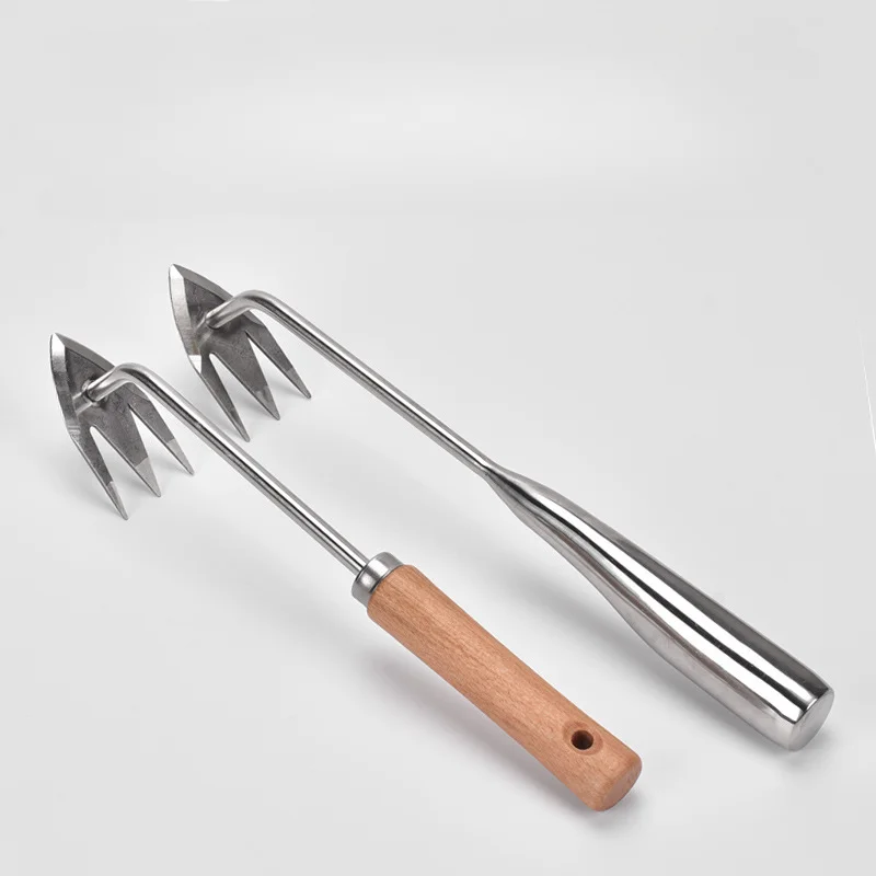 

1PCS Stainless Steel Garden Weeders Grass Rooting Loose Soil Hand Weeding Removal Puller Gardening Tools Multifunctional Weeder