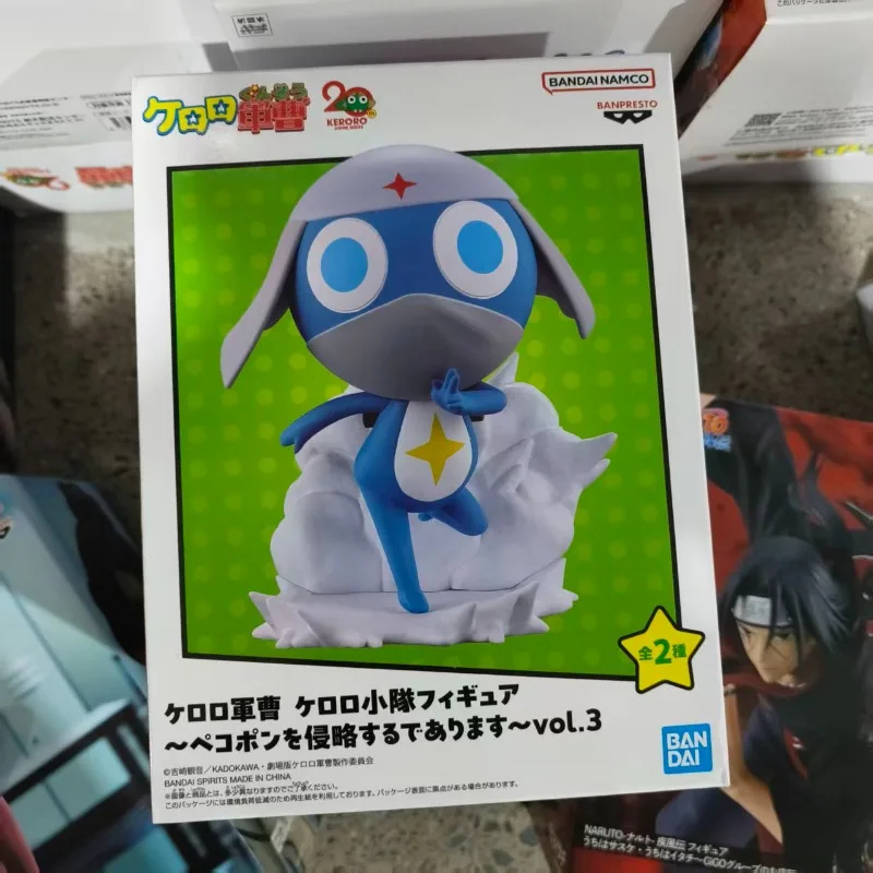 Фото В наличии: Оригинальная фигурка Bandai Banpresto Кероро Сержант-Майор Куруру, новая, в коробке, аниме-персонаж, игрушка №2