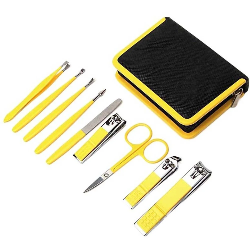 

Smoothing Nail Sanding Dead Skin Push Pedicure Nail Care Nail File Nail Scissors Eyebrow Tweezers Nail Clippers Set