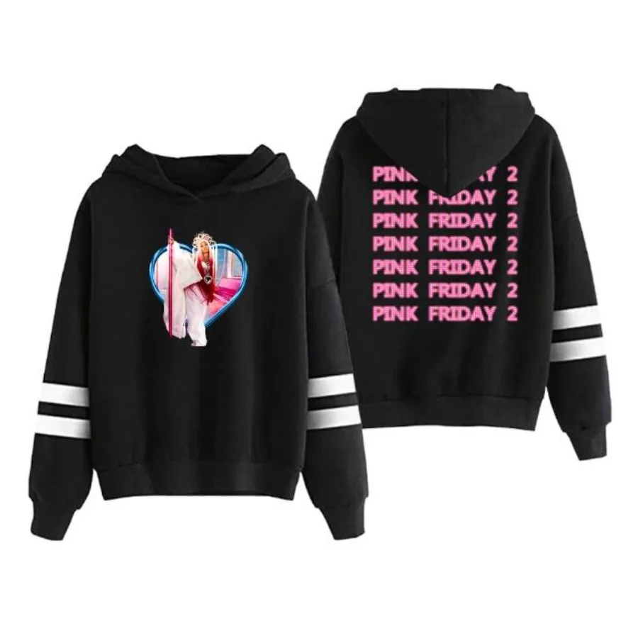 

Толстовка Rapper Nicki Minaj в стиле оверсайз для мужчин и женщин, Свитшот в стиле Харадзюку, уличная одежда, пуловер в стиле хип-хоп, куртка с капюшоном