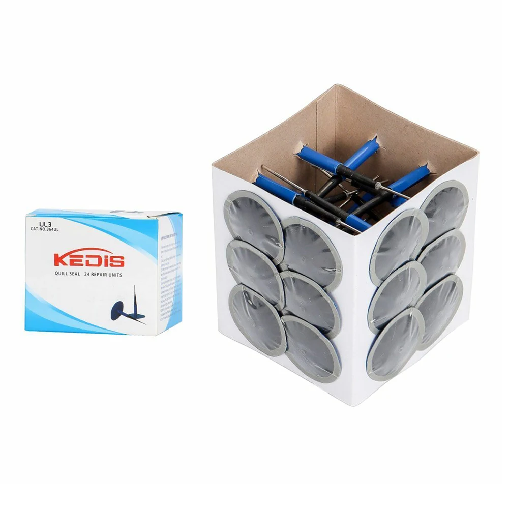 24 шт. комплект заплат для ремонта проколов шин автомобиля грузовика 36 мм 4 грибная