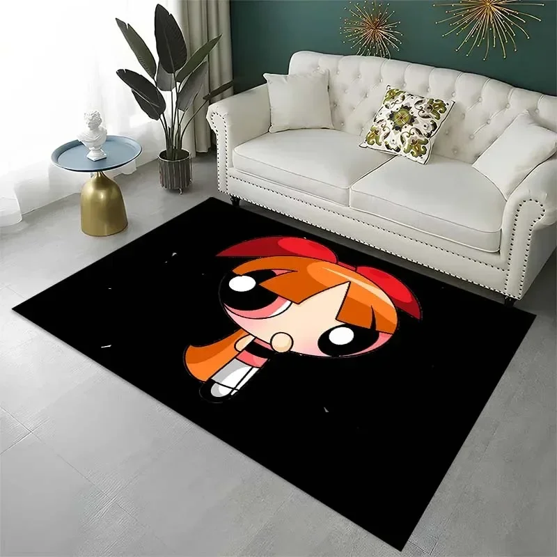 3D ковер с героями мультфильмов Суперпаф для девочек украшения дома в гостиной