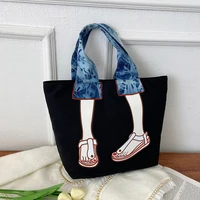excellent design cavas student book tote free shipping cheap large handbag girl shoulder bag