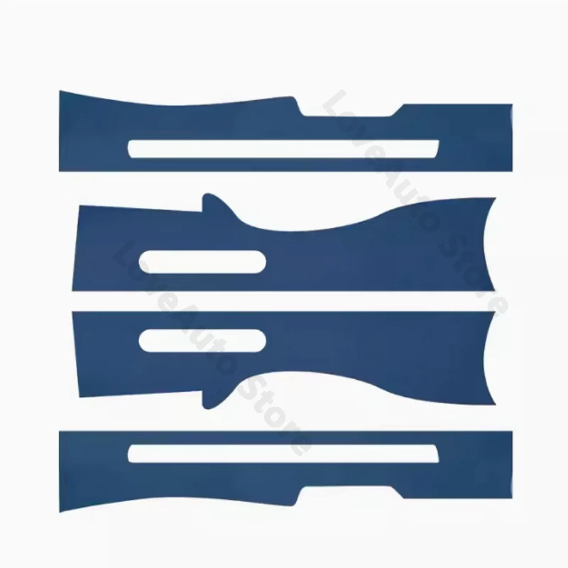 Для ZEEKR 007 2024 интерьер автомобиля из искусственной кожи порог двери украшение