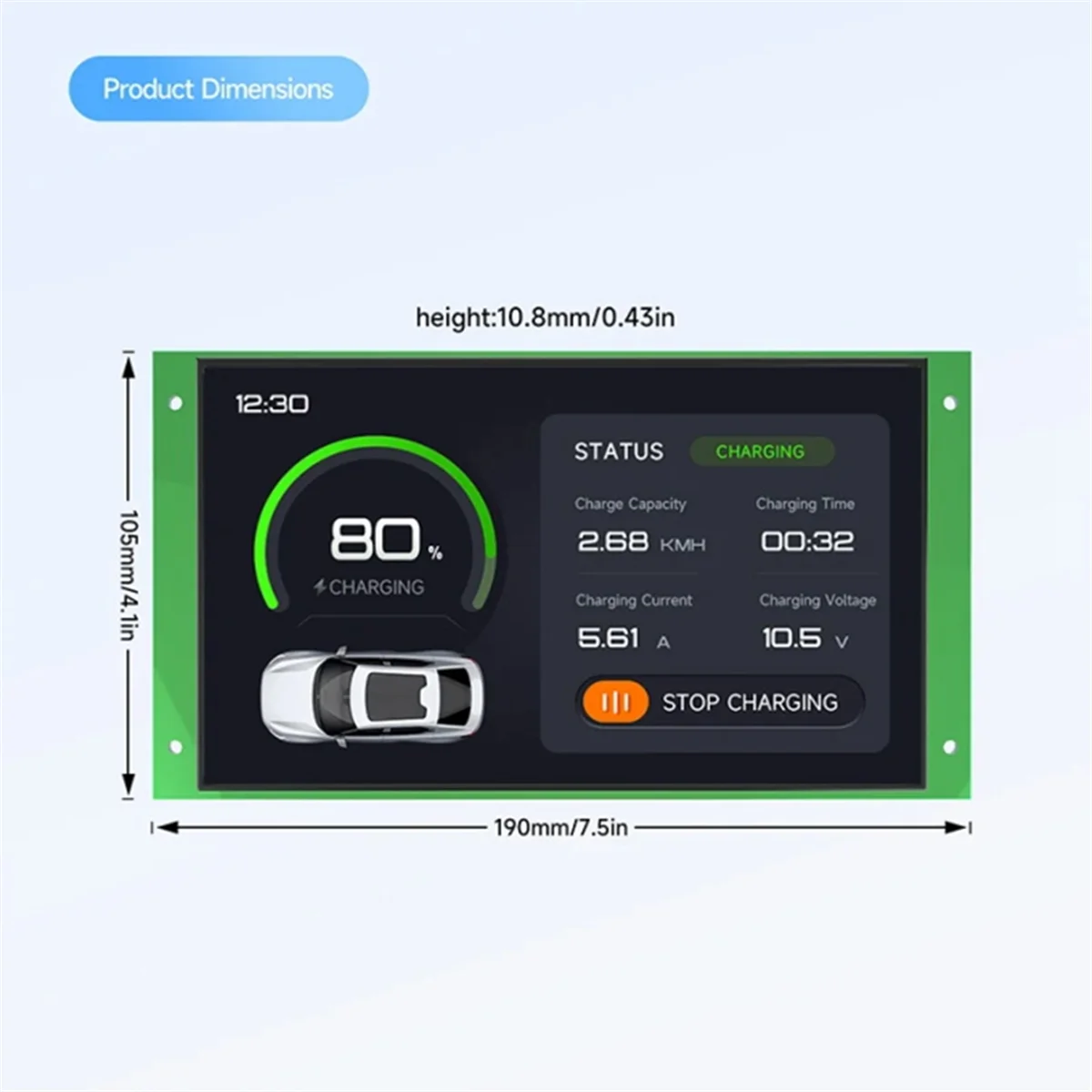 Макетная витрина ESP32 с 7-дюймовым емкостным сенсорным экраном 800x48 0
