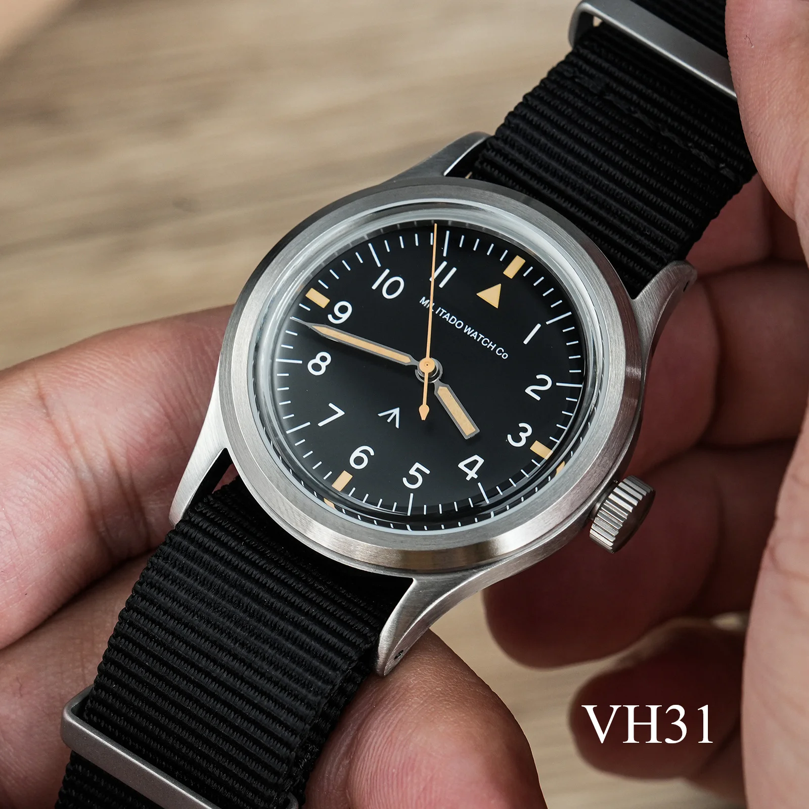 Фото Militado ML14 36 мм Часы VH31 Sweep Second Кварцевый Механизм Сапфировое Стекло Супер Светящиеся BGW9 C3 100 м Водонепроницаемые Часы №1