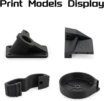QIDI TECH Carbon Fiber Filled Nylon Filament PA12-CF1.75mm Black 1Kg Spool 3D Printing Filament for 3D Printer 4