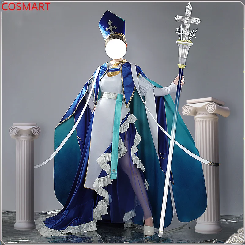 

COSMART Anime Fate/Grand Order FGO Joan Game Suit Gorgeous Uniform Cosplay Costume Halloween Carnival Party Role Play Outfit