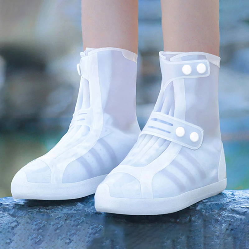 

Waterproof Shoe Covers Silicone Anti-Slip Rain Boots Unisex Sneakers Protector For Outdoor Rainy Day Reusable Rain Shoe Cover