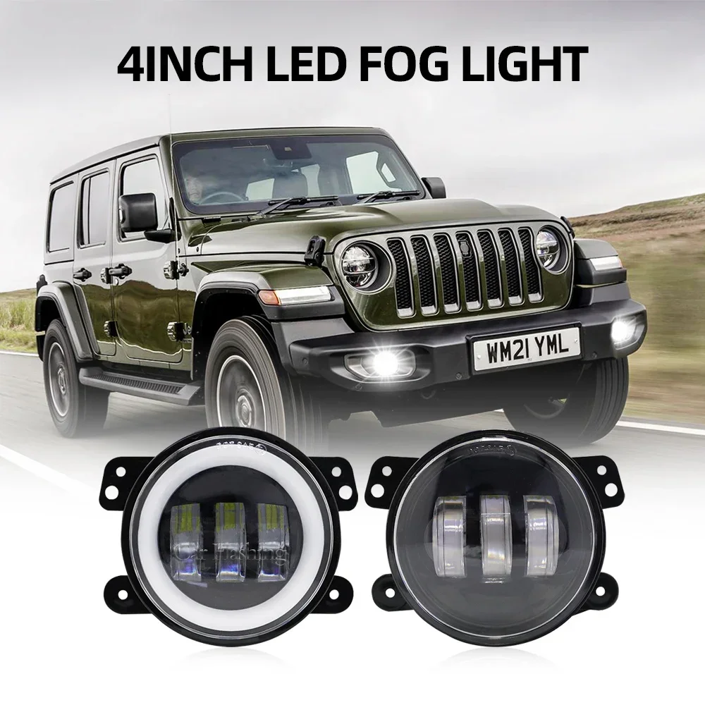 Новый! Для Jeep Wrangler JK LJ TJ Dodge Journey Magnum ATV 60 Вт 4-дюймовые светодиодные противотуманные