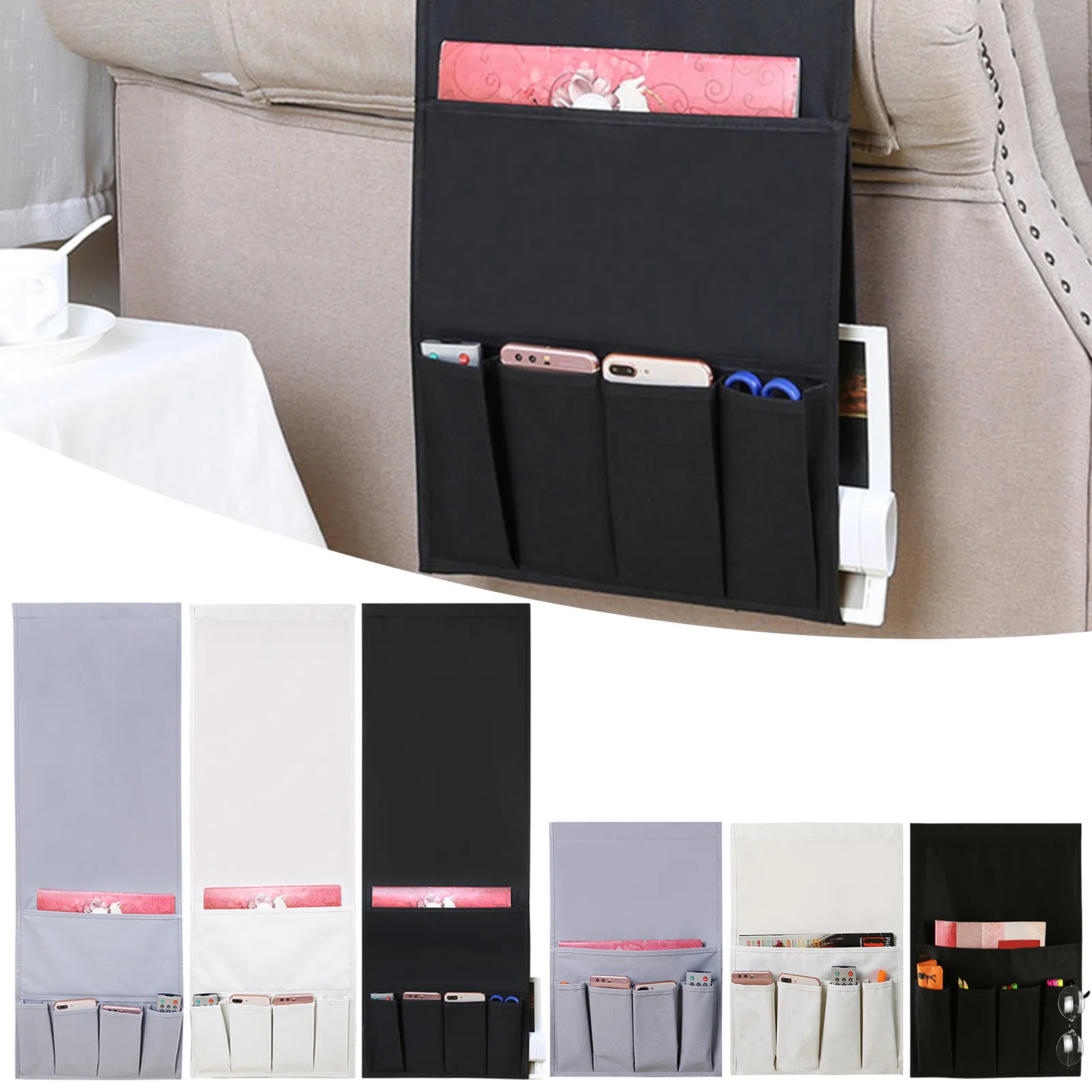 

Подлокотник для кресла, износостойкий подвесной органайзер для кровати, кровати, креативный бытовой мешочек для хранения с дистанционным у...