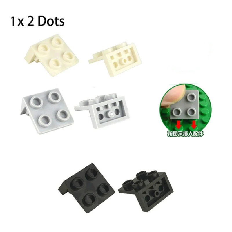 

1*2 2*2 Dots Figures Display Holder Building Blocks Brackets Creative Educational Brick Parts Compatible Figures Toys Accessory