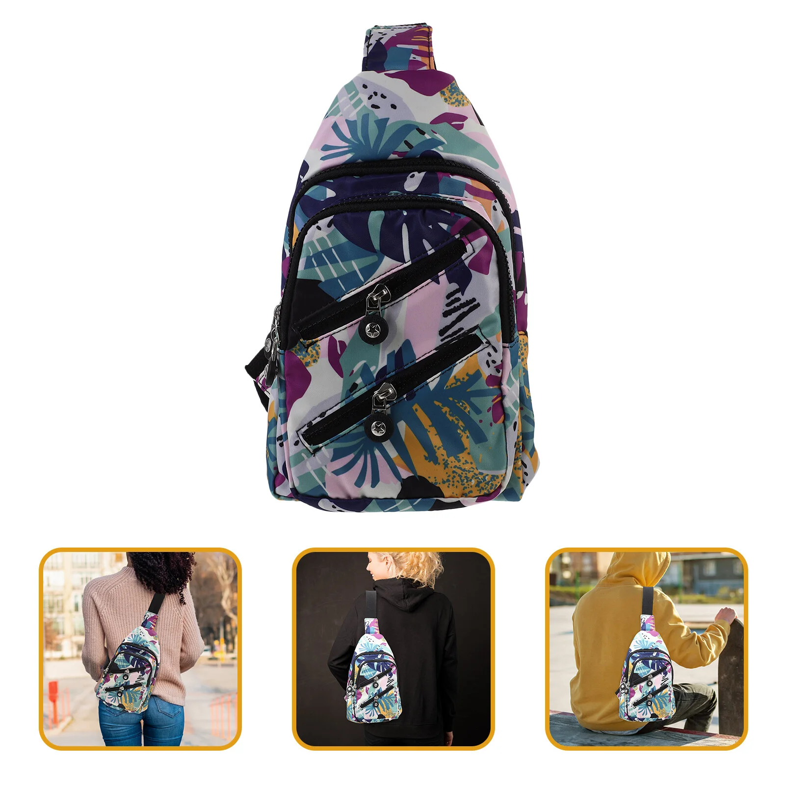 Crossbody Bags Men Ladies Sports Women Fashion Outdoor Storage Sling Fanny Nylon Travel