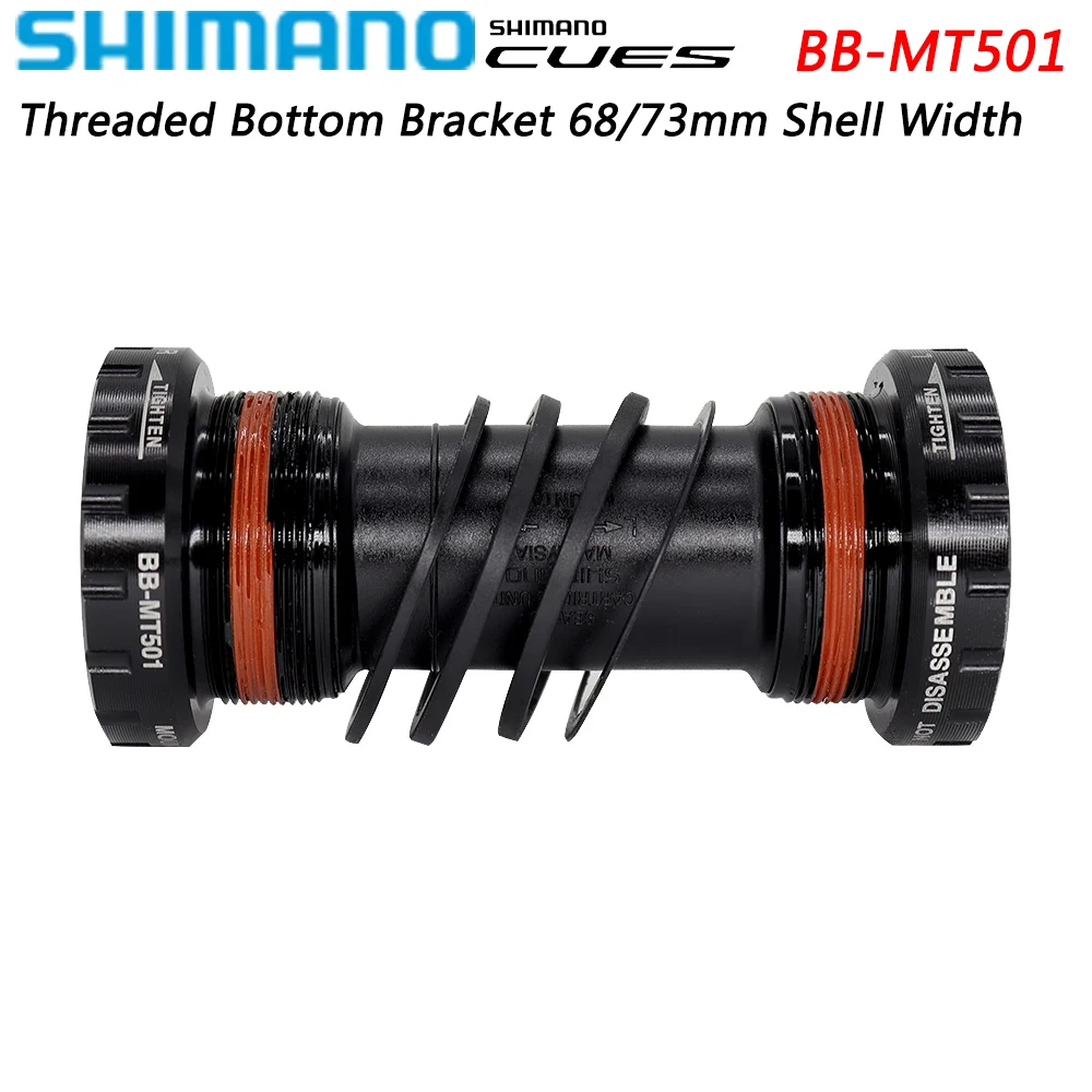 

SHIMANO CUES BB-MT501 Bottom Bracket for MTB Bike 10/11 Speed HOLLOWTECH II 68/73mm Shell Width Mountain Bicycle Parts