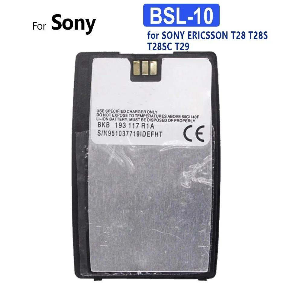 650 мАч аккумулятор BSL-10 замена для Sony Ericsson T28 T28S T28SC T29 T39 T520 T320 R520 R320 BUS-11 Batteria