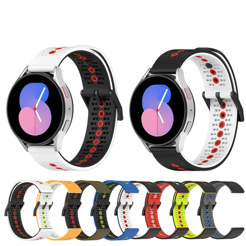 

Ремешок силиконовый для наручных часов, браслет для Samsung Galaxy Watch 6 5 4 40 мм 44 мм/4 6 Classic 42 46 мм 43 47 мм/5 Pro 45 мм 20 мм 22 мм, 3 цвета