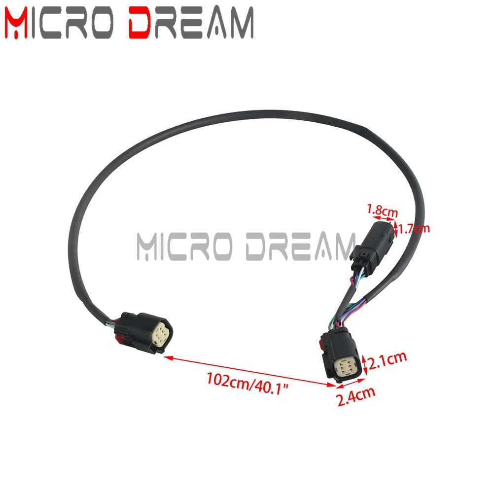 Жгут проводов Dynamics Quick Disconnect CD-TP-QD-14 черный пластик для Tour-Pak 2014-2023 Harley Touring Road King Street