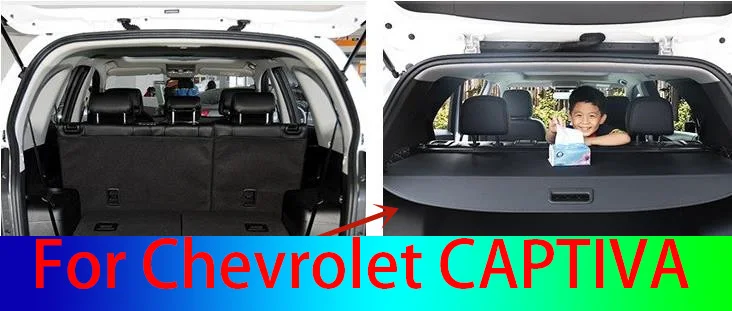 

Телескопическая перегородка для багажного отделения, тянущаяся перегородка для задней двери, автомобильные аксессуары для Chevrolet CAPTIVA 2010-2017
