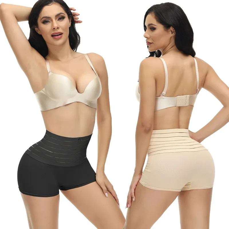 Женское корректирующее белье с высокой талией и подтяжкой бедер тонкая талия