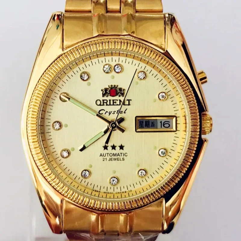 Часы мужские механические с двойным львом 46941 46943