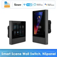 SONOFF NSpanel Smart Scene Wall Switch smart temperature led lamp center control Panel work with alexa Siri Alice home assistant