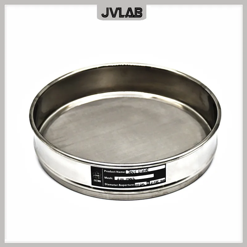 Семейное лабораторное сито для контроля образца стандартное из нержавеющей