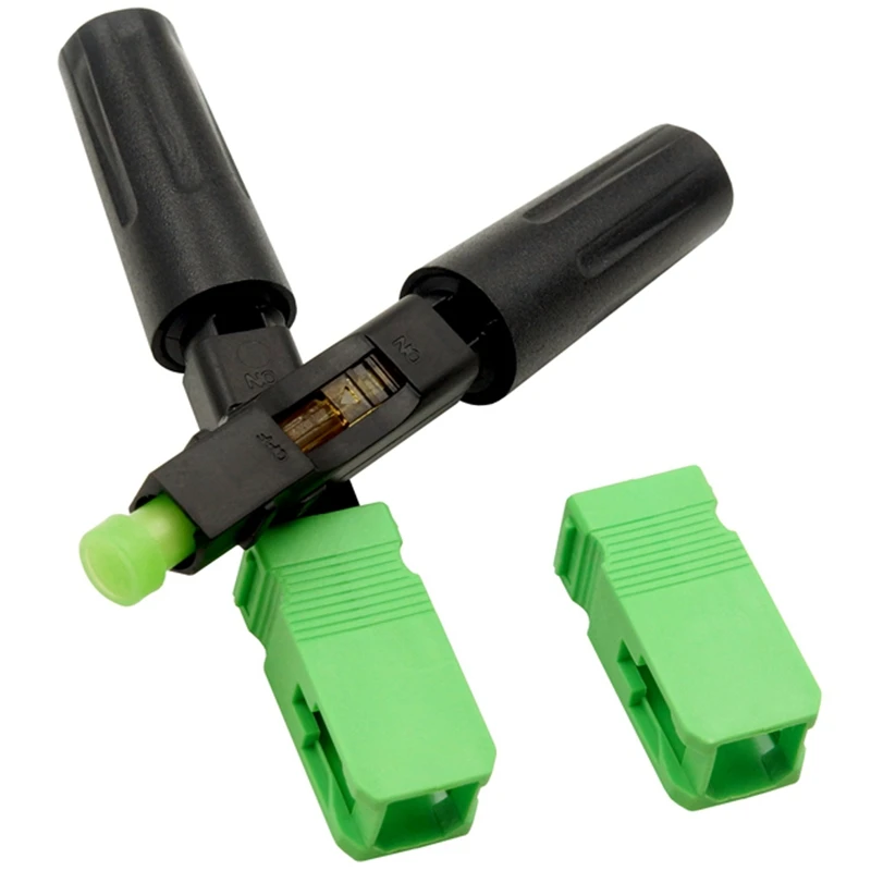 

SC APC Fiber Fast Connector SC APC Single Fiber Optic Quick Connector SC Connector Use FTTH Sc- Apc Quick Connector