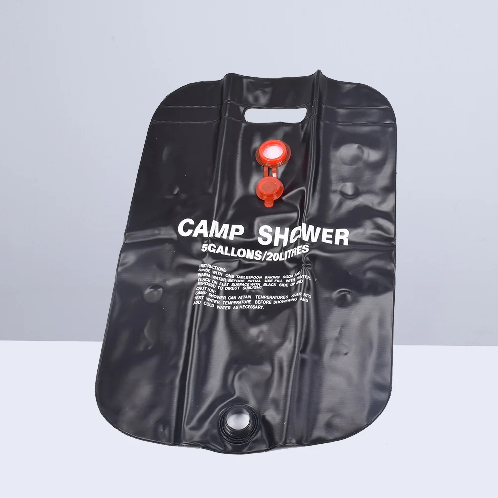 

Складная душевая сумка 20 л с подогревом, уличный удобный ранец для душа на солнечной батарее для скалолазания, путешествий, пешего туризма