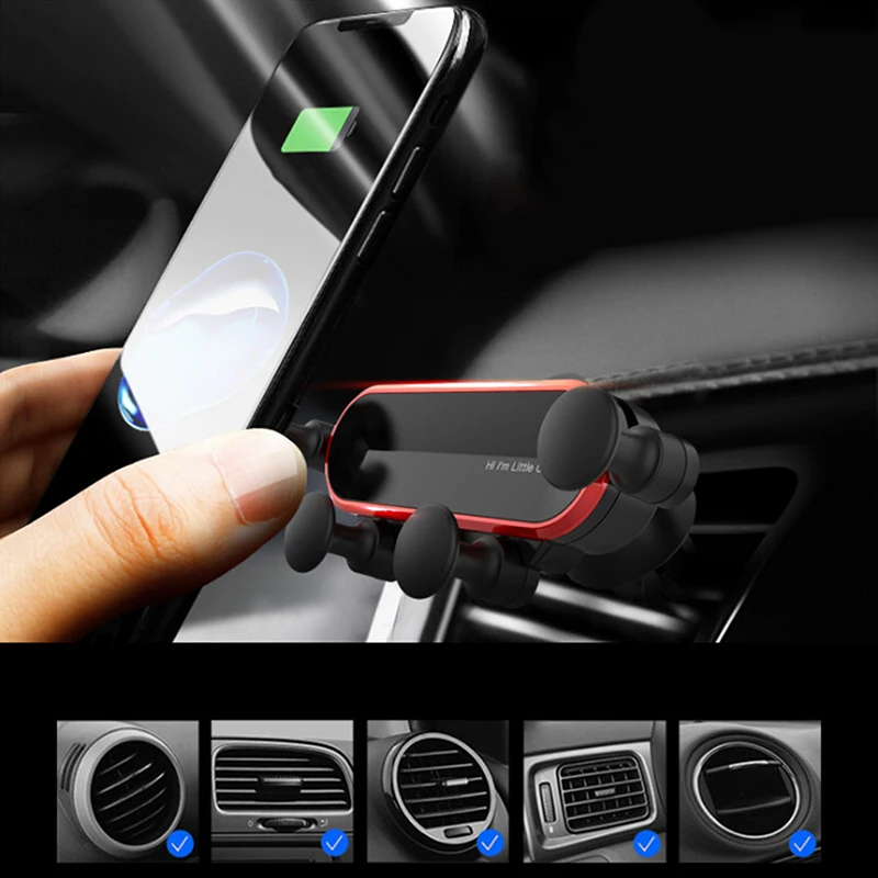 

Универсальная гравитационная Автомобильная Подставка для телефона, планшетофон для телефона, автомобильная подставка без магнитного креп...