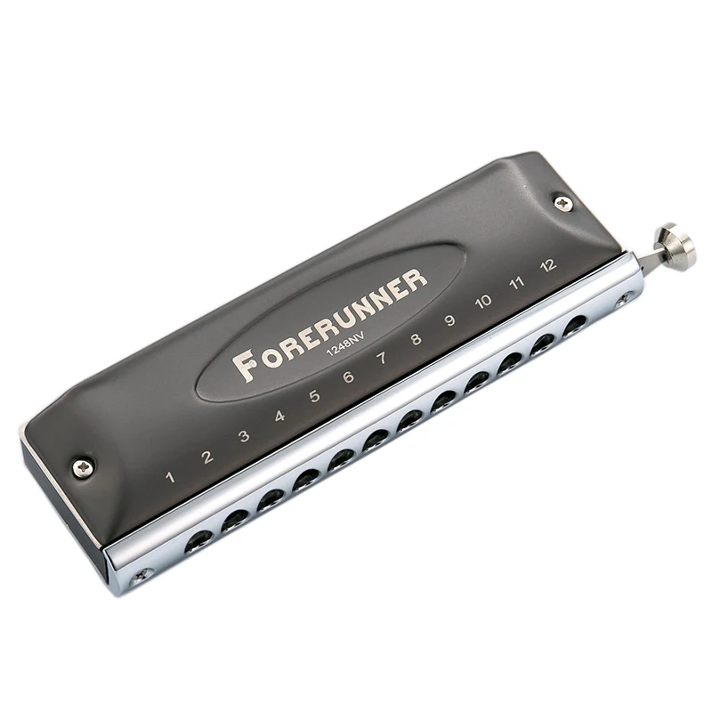 

Хроматическая гармоника Easttop Forerunner 1248NV ABS расческа крышка из нержавеющей стали 12 отверстий гибкие без клапанов Ключ C музыкальный инструмен...