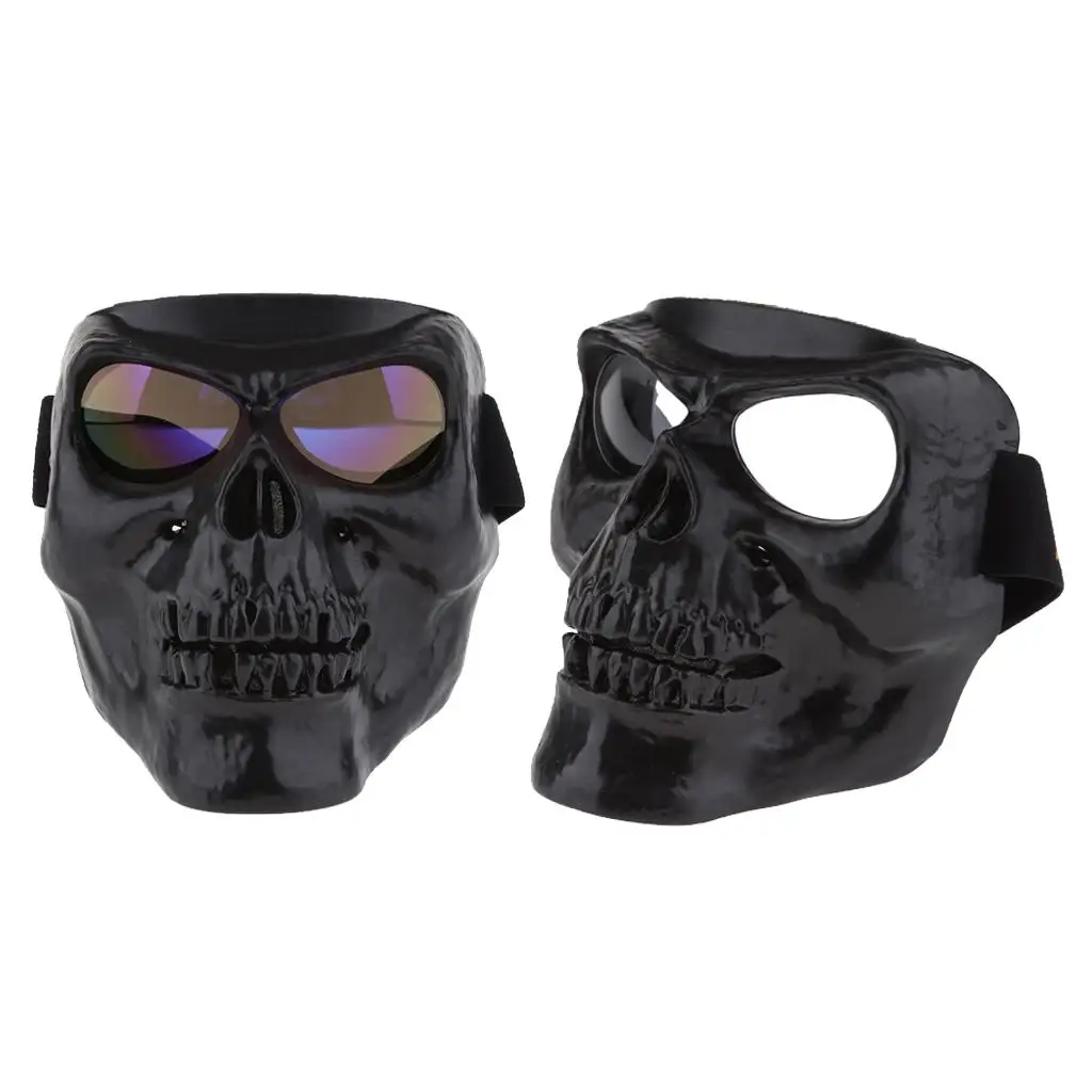 

2pcs Skull Motorbike Goggles Motocross Windproof Glasses