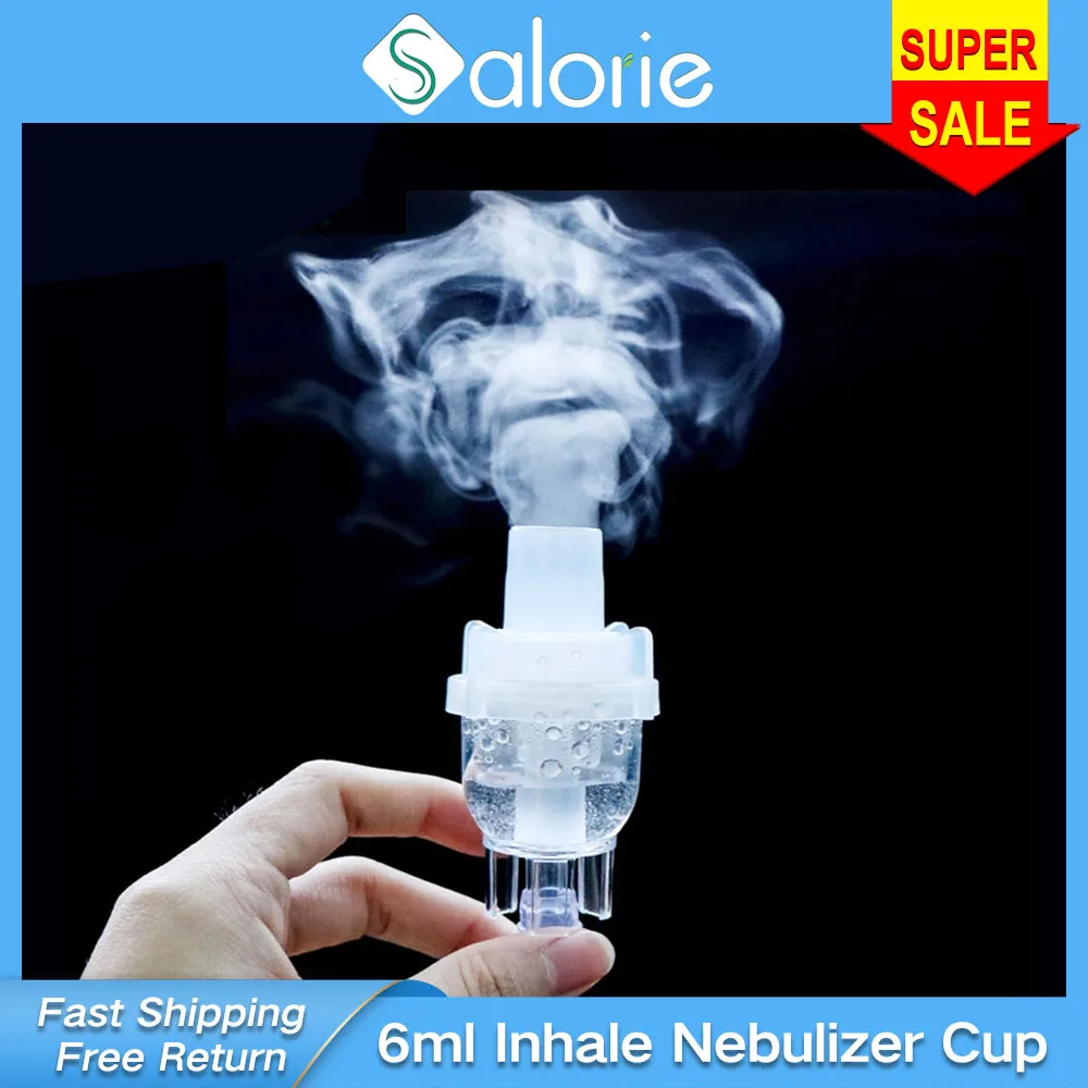 

6ml Inhale Nebulizer Silent Ultrasonic Inalador Nebulizador Children Adult Kids Inhaler Flask Atomizer Medicine Atomized Cup