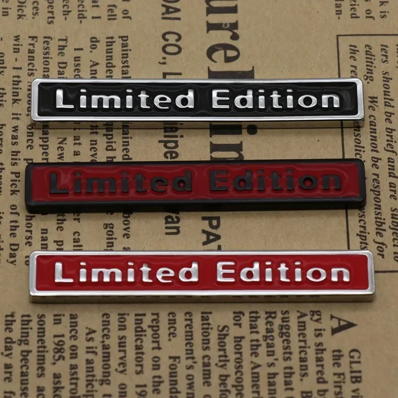 2/1 шт. 3D металлический логотип ограниченной серии боковое крыло автомобиля