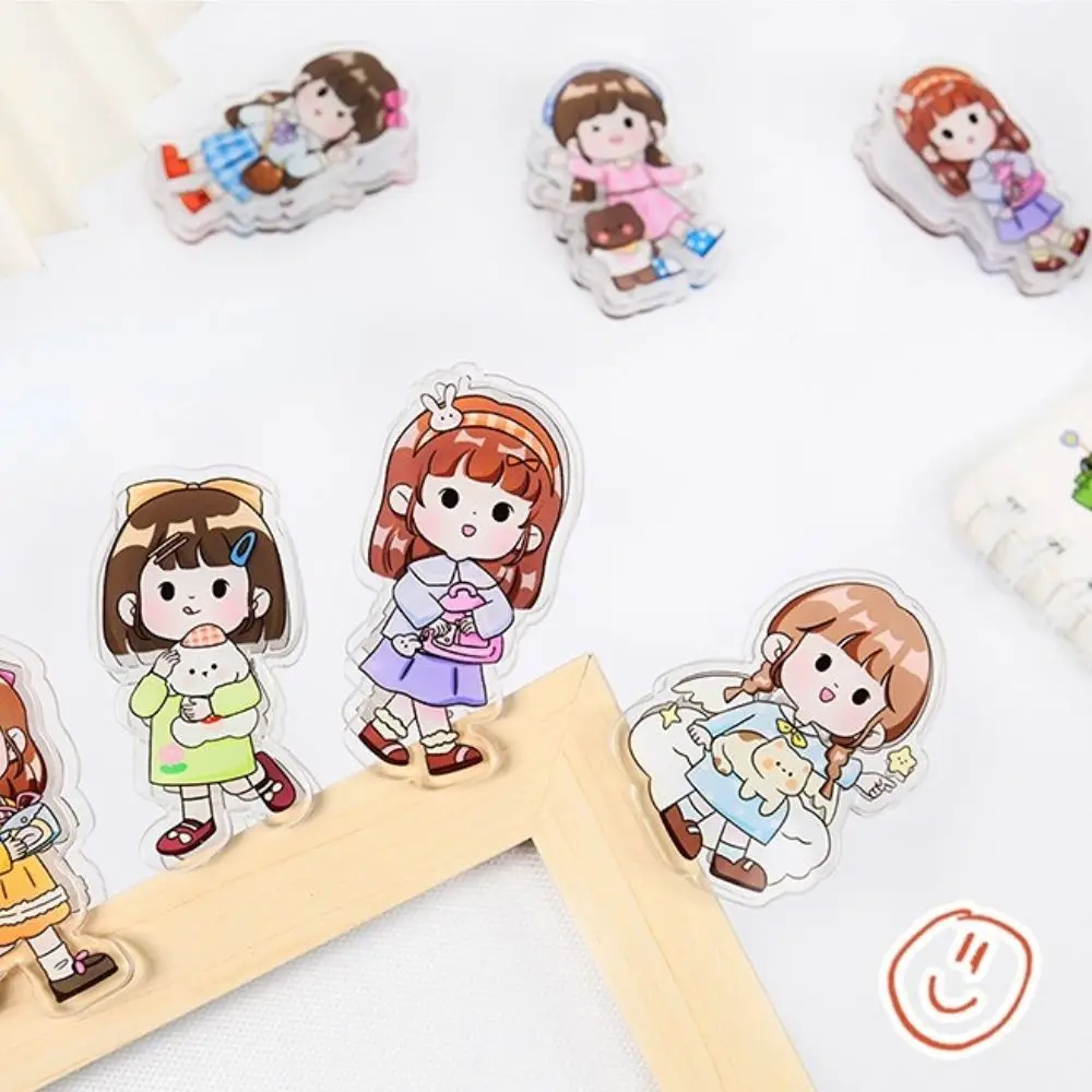 

Girl Book clip Storage Test Paper Simple Ticket Holder Hand Account Clip Paper Folder Small clip