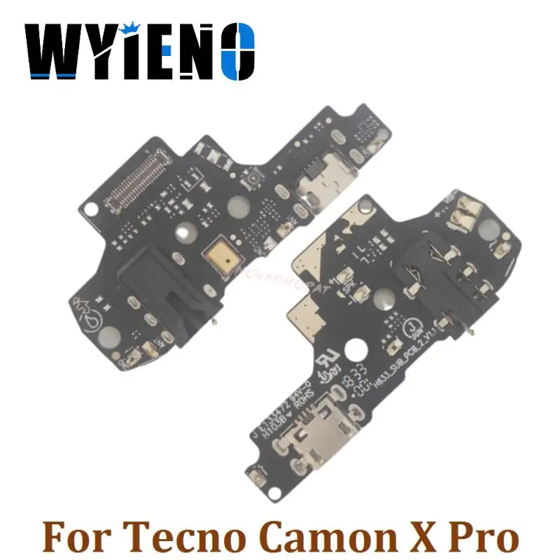 

Wyieno для Tecno Camon X Pro USB док-станция зарядное устройство порт наушники аудио разъем микрофон гибкий кабель зарядная плата
