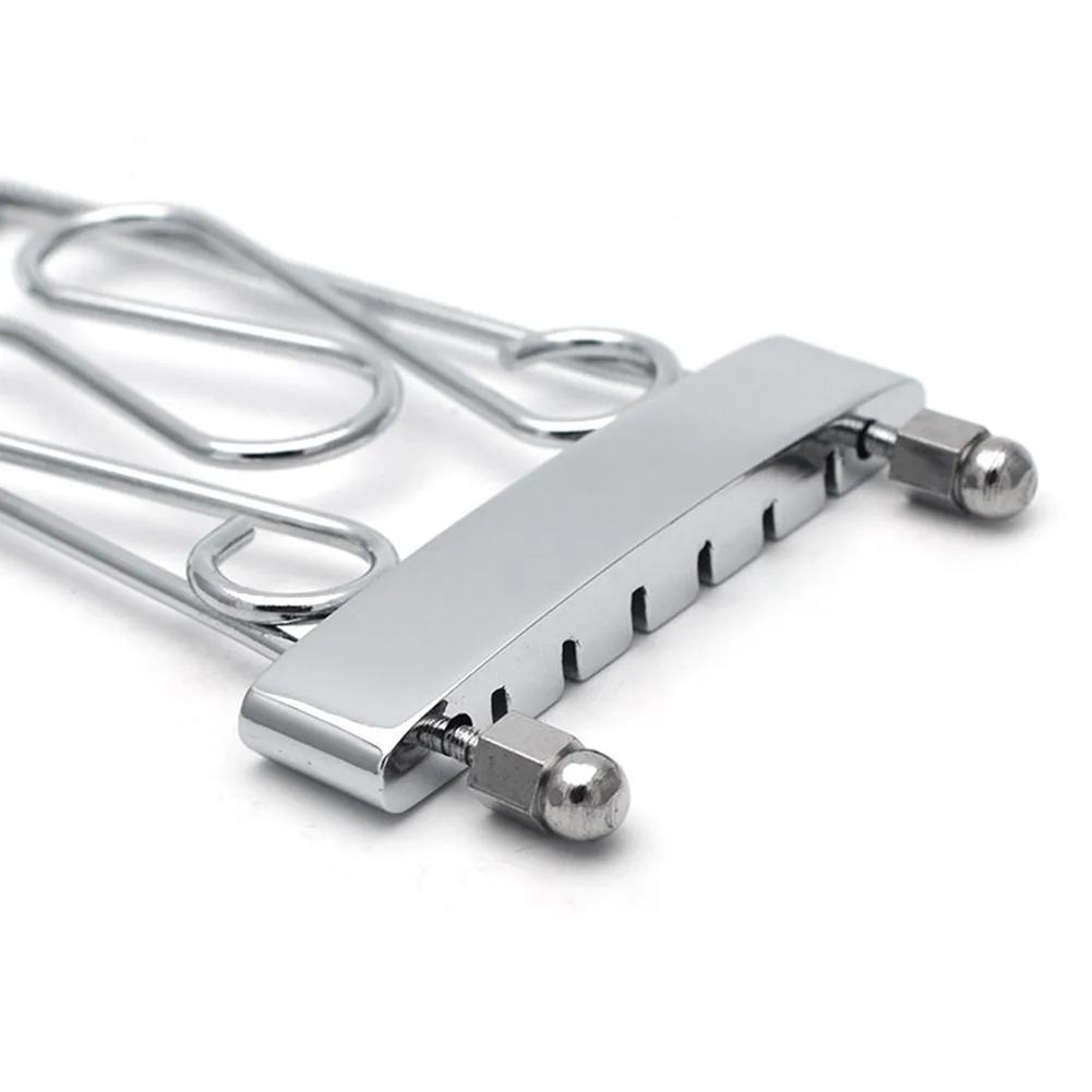 

For Jazz LP Guitars Guitar Bridge Tailpiece Guitar Bridge Trapeze Parts Replacement Spare Tailpiece Wired Frame