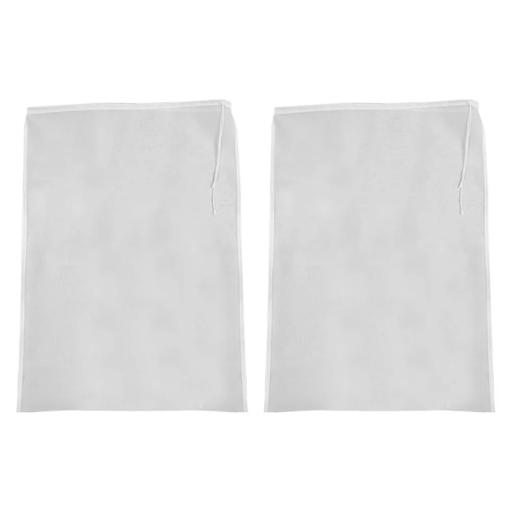 

2 Pcs Fine Mesh Bag Tea Filters Mesh Bag Brewing Mesh Strainer Filter Bag Coffee Medicine Filtre Bag