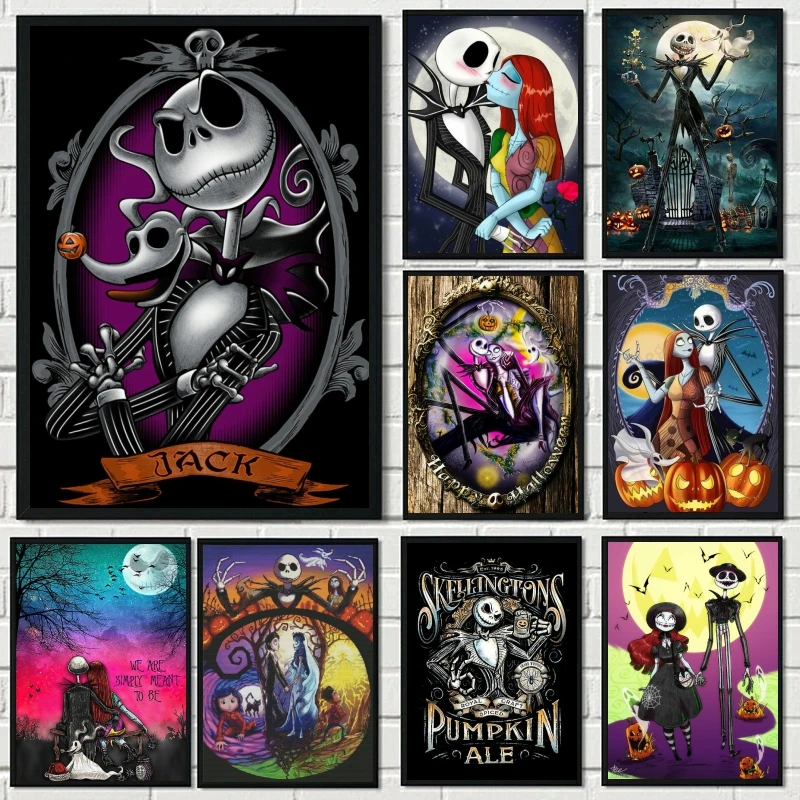 

The Nightmare Before Christmas Jack Skellington DIY Diamond Painting Embroidery Mosaic Halloween Skull Cross Stitch Home Decor