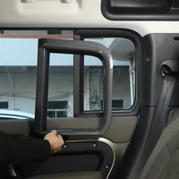 high quality abs interior styling accessories for 20 22 land rover defender 110 version interior window c pillar trim frame