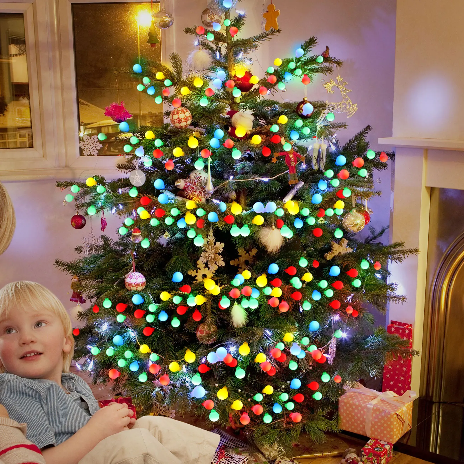 Рисунок 4 - Светодиодная гирлянда с круглыми лампочками