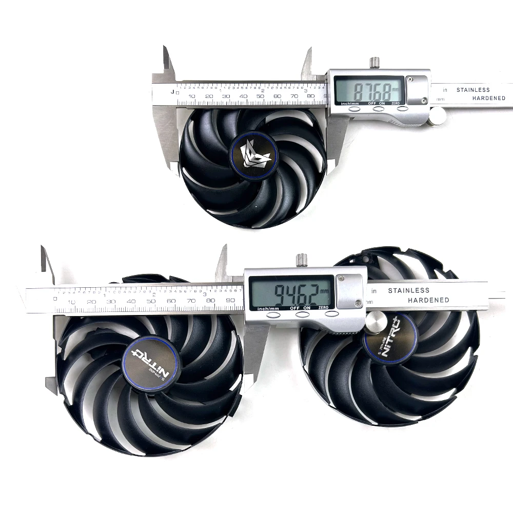 Фото Новый охлаждающий вентилятор 88 мм FDC10U12S9-C 95 мм 6PIN для Sapphire NITRO + AMD Radeon RX 6700 6800 6900 XT Вентиляторы видеокарты с графическим процессором №3