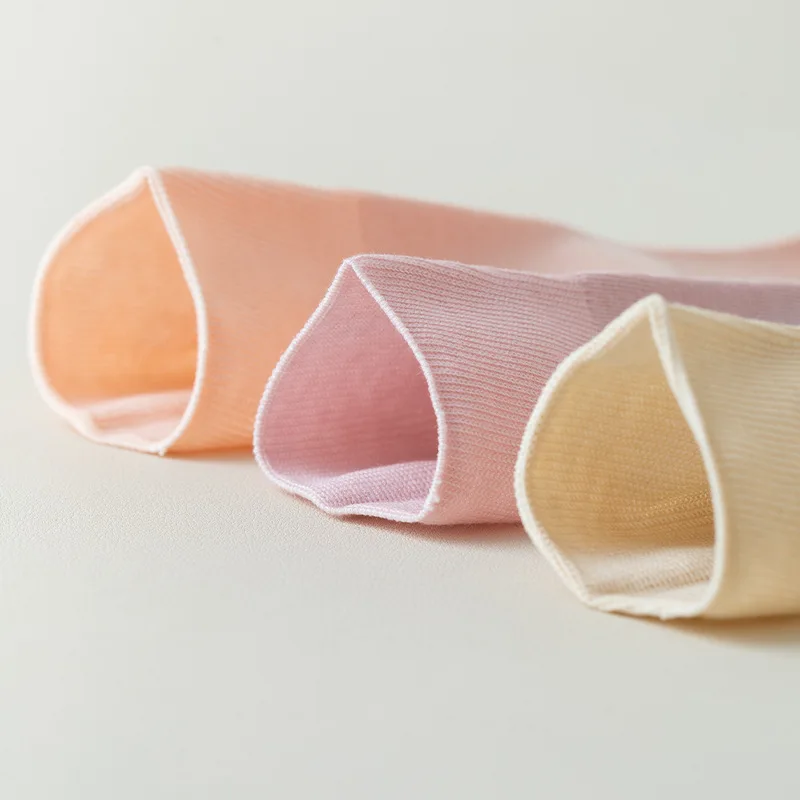 HSS Brand 5Pairs/Lot 100% Women Cotton Socks Summer Thin Solid Color Macaron Sock Comfortable Pink White Lolita calcetines mujer