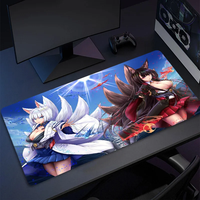 Коврик для мыши с рисунком аниме аксессуары игрового стола коврик клавиатуры