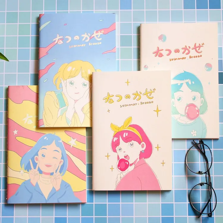

Cute Love A5 Notebook Paper Diary School Shiny Cool Kawaii Notebook Paper Agenda Schedule Planner Sketchbook Gift for Girl