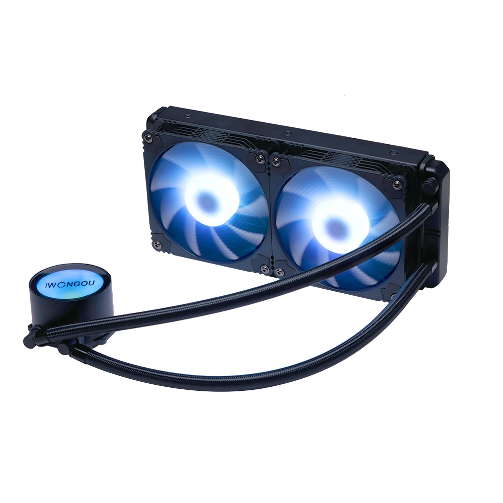 Водяной кулер IWONGOU для процессора медный радиатор LGA 2011 X99 X79 1151/1155/AMD120mm